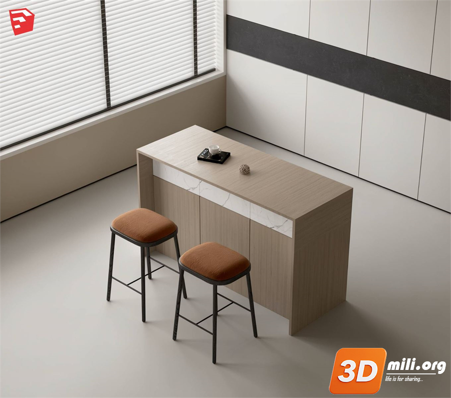 Kitchen island Skp Files